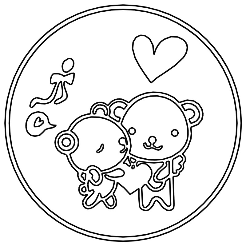 卡通小熊·LOVE